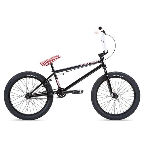 BMX Bike : Stolen 2021 Stereo 20 Inch Complete Bike Black / Red