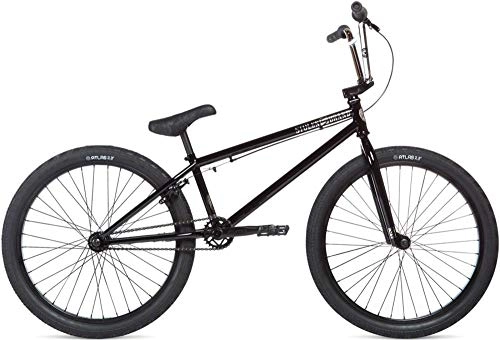 BMX Bike : Stolen Saint 24" 2020 BMX Freestyle Bike (21.75" - Black)