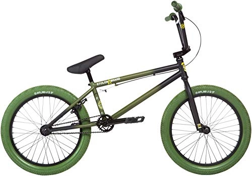 BMX Bike : Stolen Stereo 20" 2020 BMX Freestyle Bike (20.75" - Faded Spec Ops)