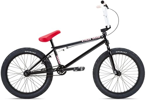 BMX Bike : Stolen Stereo 20'' 2022 BMX Stunt Bike (20.75" - Black / Red Fast Times)