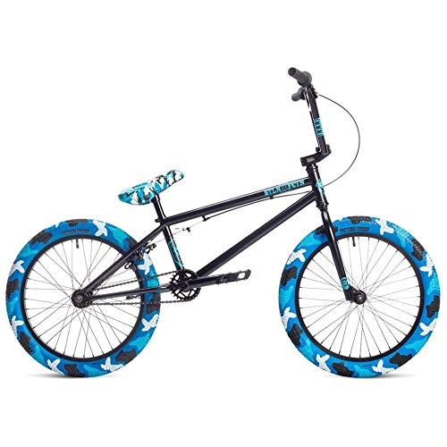 BMX Bike : Stolen X Fiction 20" 2019 Freestyle BMX Bike (20.25" - Swat Blue)