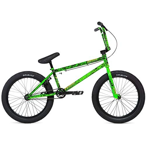 BMX Bike : Stolen X Fiction Creature 20" 2020 BMX Freestyle Bike (21" - Toxic Green Splatter)