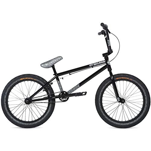 BMX Bike : Stolen x Fiction Overlord 20" 2020 BMX Freestyle Bike (20.25" - Black W / Reflective Grey)