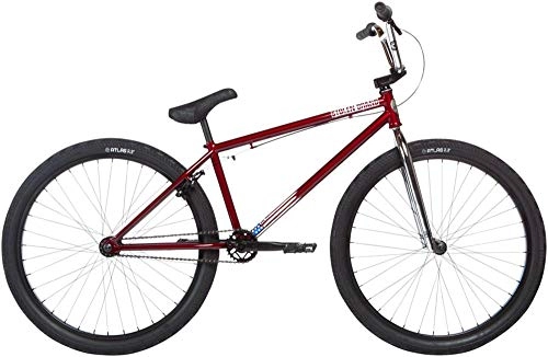 BMX Bike : Stolen Zeke 26" 2020 BMX Freestyle Bike (22.25" - Metallic Red)