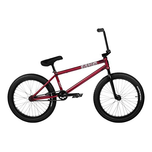 BMX Bike : Subrosa 2020 Malum 20 Inch Complete Bike Matt Trans Red 21TT