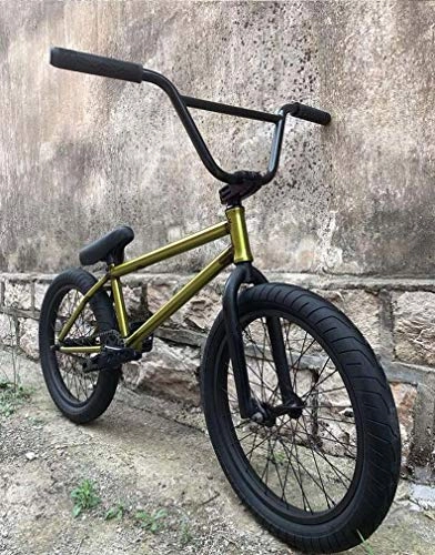 BMX Bike : SWORDlimit 20 Inch Freestyle BMX Bike, High-Strength Steel Frame, Single-Speed Drivetrain, Nylon Pedals, 20 X 2.3 Tires Mounted on Double Rims