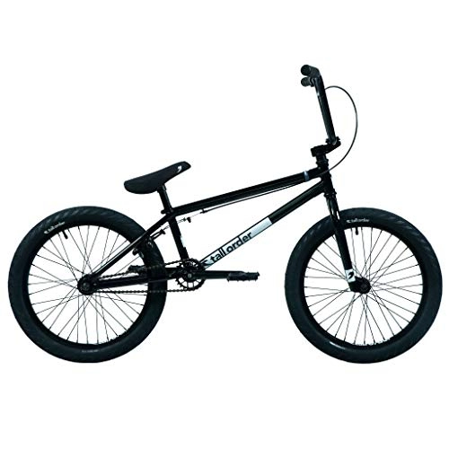 BMX Bike : Tall Order 2021 Ramp Large 20 Inch Complete BMX Bike Gloss Black 20.8TT