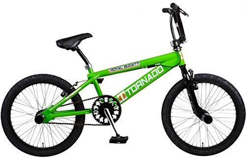 BMX Bike : Tornado 20 Inch 55 cm Junior Rim Brakes Green