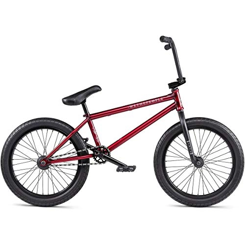 BMX Bike : Wethepeople Justice 20.75" 2020 Complete BMX - Matte Translucent Red
