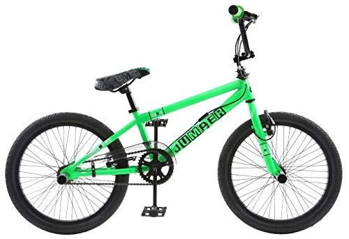BMX Bike : Winner BMX fiets 20 Inch 44 cm Unisex Rim Brakes Green