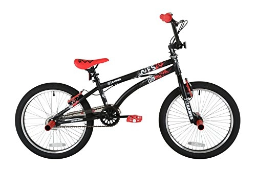 BMX Bike : X-GAMES Boy FS-20 Bmx 20 inch wheel Bike, Black / Red