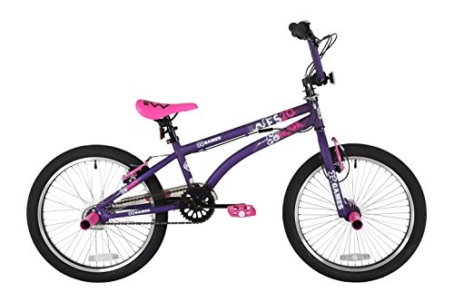 BMX Bike : X-GAMES Girl FS-20 Bmx 20 inch wheel Bike, Purple / Pink