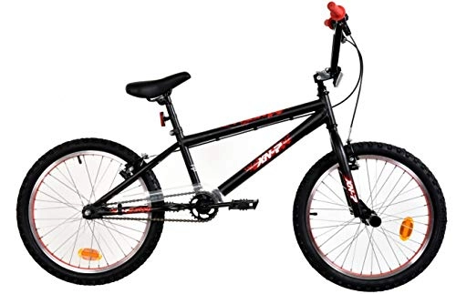 BMX Bike : XN-7-20 Unisex Freestyle BMX Bike, 20" Wheel, 25-9T Gearing - Black / Red