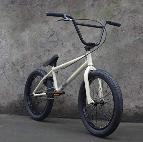 BMX Bike : YOUSR 20-Inch BMX Bike Freestyle for Beginner to Advanced Riders, 4130 Chrome Molybdenum Steel Frame, 25X9t BMX Gearing, 8.75 Inch Handlebar and U-Shaped Brake Design