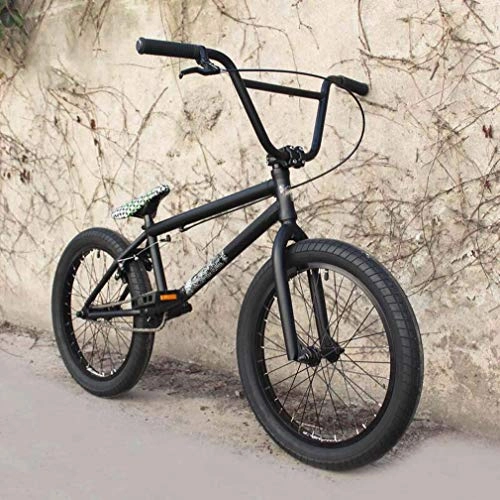 BMX Bike : YOUSR 20 Inch BMX Bike Freestyle for Beginner to Advanced Riders, 4130 Chrome Molybdenum Steel Frame, 25X9t BMX Gearing, with One-Piece Cushion and U-Type Brake
