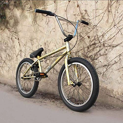 BMX Bike : ZTBXQ Fitness Sports Outdoors 20-Inch BMX Bike freestyle for Beginner to Advanced Riders 4130 chrome molybdenum steel frame 25x9T BMX Gearing 8.75 inch handlebar and One-piece cushion