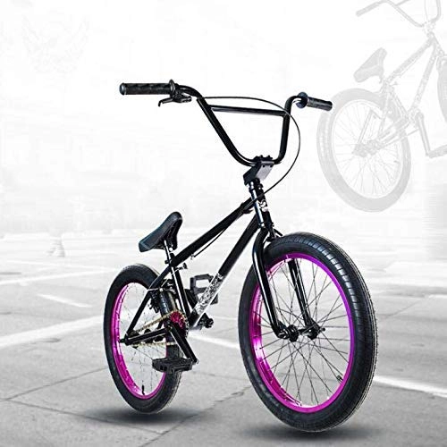 BMX Bike : ZTBXQ Fitness Sports Outdoors 20 Inch BMX Bike Freestyle for Beginner To Advanced Riders 4130 High Carbon Steel Frame 25X9t BMX Gearing U-Type Brake