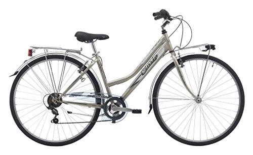 Comfort Bike : 28Inch Trekking Bicycle 6Gears Cinzia Trend Women, Grau Gold