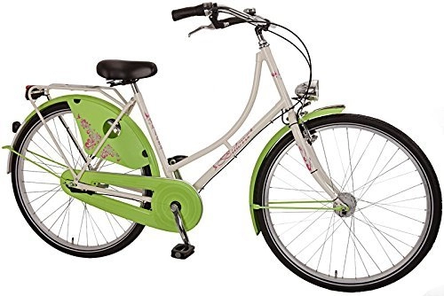 Comfort Bike : 28Inch Women's Holland city bike by Bach Tenkirch Girls 'Bicycle 3Gear (Colour: Vanilla Apple, Frame Size: 50cm