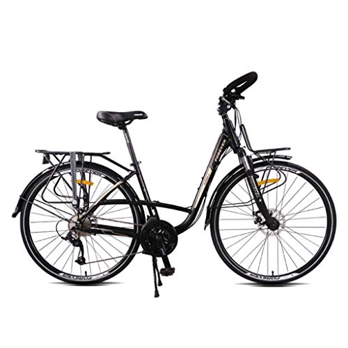 Comfort Bike : 30-speed travel long-distance adult aluminum alloy frame mountain bike