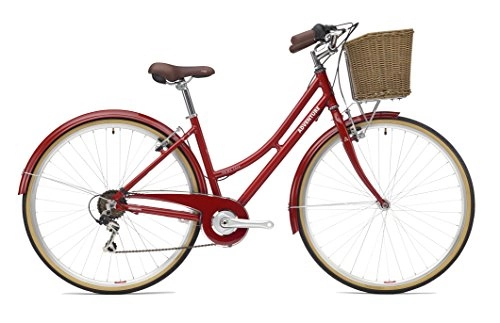 Comfort Bike : Adventure Women's Prima Caf Traditional Bike, Red, 17-Inch