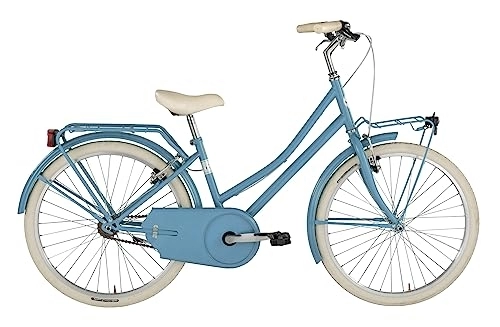 Comfort Bike : Alpina Bike bicycle Girls 24" Olandesina turquoise