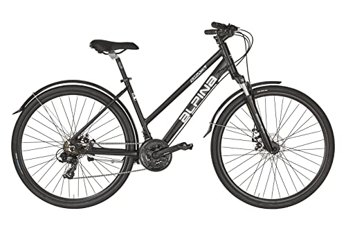 Comfort Bike : Alpina Bike bicycle Woman 28" Touring black