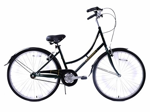 Comfort Bike : AMMACO TRADITIONAL HERITAGE DUTCH STYLE LADIES BIKE RACING GREEN 16" FRAME