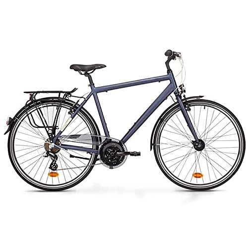 Comfort Bike : Aoyo 21-speed Bicycle Touring Bike For Men And Women Long-distance City Commuting, Strong Frame, Easy To Install Anti-skid Tire
