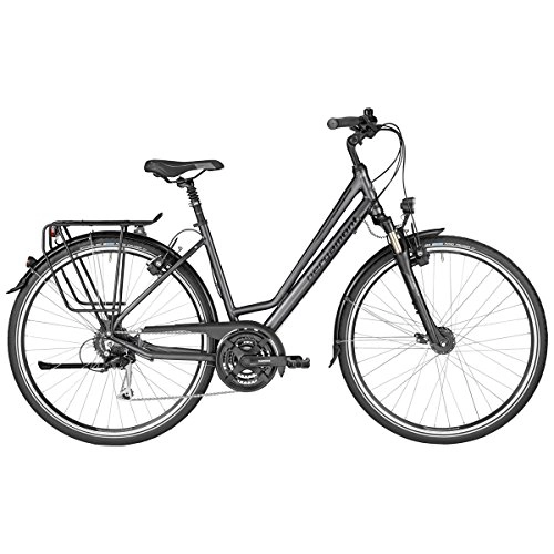 Comfort Bike : Berg Amont Horizon 5.0Amsterdam Ladies Trekking Bike Grey / Black 2017, 52cm (171-176cm)