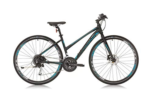 Comfort Bike : BIKE SPORT LIVE ACTIVE Sprint SINTERO PLUS Women Rigid Fork 28" Wheels 19'' 17'' Frame Black Matt (17'')