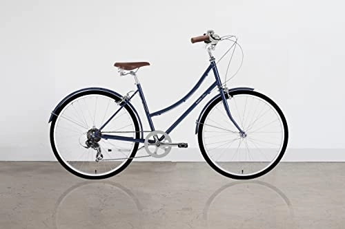 Comfort Bike : Bobbin Birdie Vintage Ladies Bike Traditional Adult Bicycles City Bike for Women and Men (S / M Blueberry)