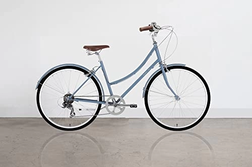 Comfort Bike : Bobbin Birdie Vintage Ladies Bike Traditional Adult Bicycles City Bike for Women and Men (S / M Moody Blue)