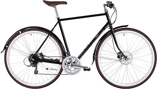 Comfort Bike : Bobbin Dark Star, Mens Traditional Bike, Black, 700C (56cm)