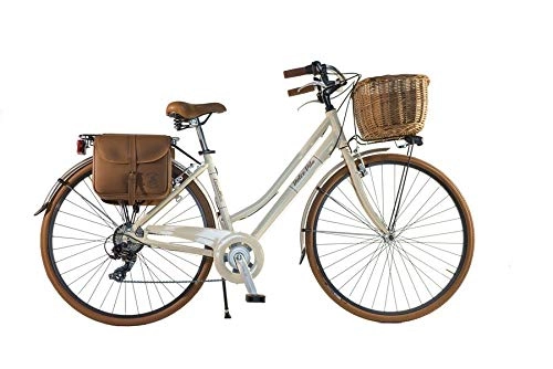 Comfort Bike : Canellini Via Veneto Bicycle Bike citybike CTB Women Vintage Dolce Vita Aluminium Cream Beige