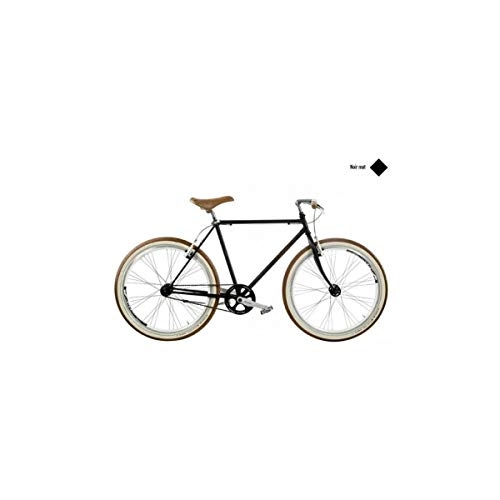 Comfort Bike : Casadei H50 Fixed Bicycle 28 Matte Black