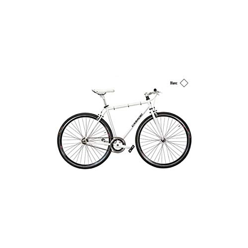Comfort Bike : Casadei H54 Fixed Bicycle 28 White