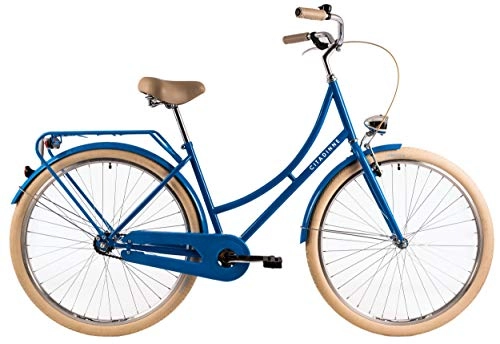 Comfort Bike : Citadinne 28 Inch 50 cm Woman 6SP Rim Brakes Dark Blue