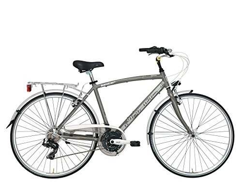 Comfort Bike : City Bike Cicli Adriatica Boxter XP men grey aluminium frame 28 inches size M
