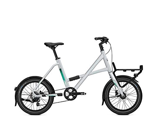 Comfort Bike : City Bike Lime Hoff Durban Compact 20Inch 8G Freewheel Matte palermosilver RH 46, Palermosilver matt