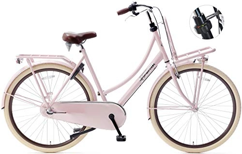 Comfort Bike : Daily Dutch Basic+ 28 Inch 57 cm Woman 3SP Coaster Brake Pink