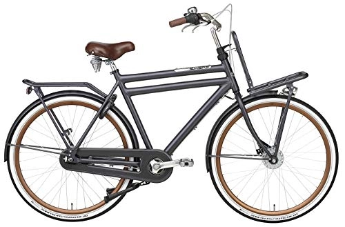 Comfort Bike : Daily Dutch Prestige 28 Inch 50 cm Men 7SP Roller brakes Petrol Blue