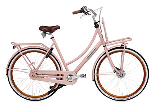 Comfort Bike : Daily Dutch Prestige 28 Inch 50 cm Woman 7SP Coaster Brake Pink