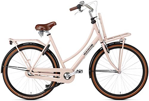 Comfort Bike : Daily Dutch Prestige N3 RB 28 Inch 50 cm Woman 3SP Roller brakes Pink