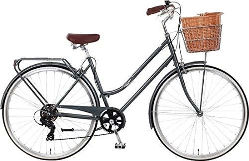 Comfort Bike : Dawes Duchess Ladies Heritage Bike, Slate - 17" Frame, 26" Wheel