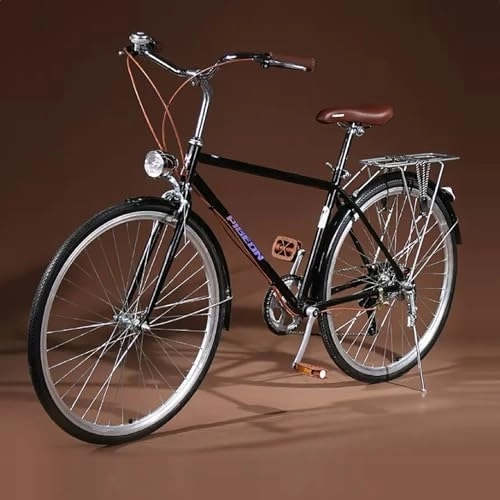 Comfort Bike : DELURA Hybrid Bike for Women Female Lightweight 26 inch City Commuter Comfort Lady Bicycle, 7-Speed, Adjustable Seat