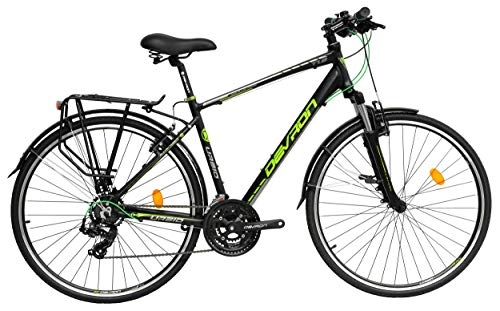 Comfort Bike : Devron Trek T1, 8 28 Inch 54 cm Men 21SP Rim Brakes Black