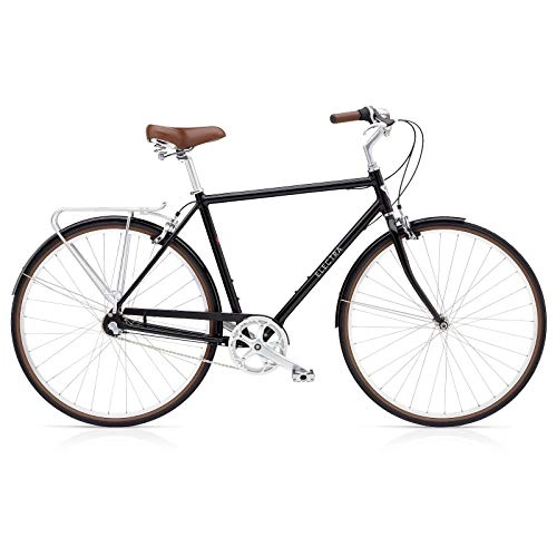 Comfort Bike : Electra Loft 3i Men's Urban City Bike Aluminium Retro 700C Classic, Loft3iM, Colour Black, Size L