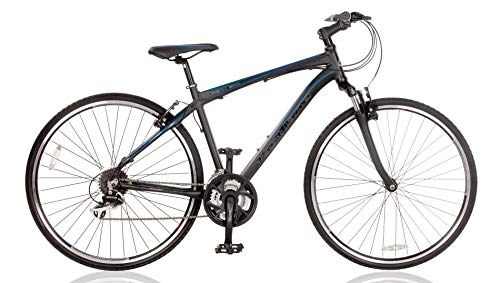 Comfort Bike : Fast Lane 28 Inch 48 cm Men 24SP Rim Brakes Black