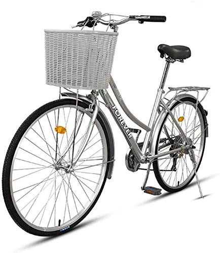 Comfort Bike : FEE-ZC Universal City Bike 7-Speed Commuter Bicycle Aluminum Alloy Frame For Adult
